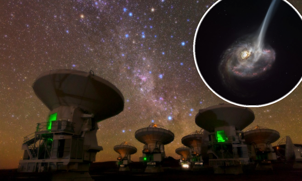 ALMA teleskopi u čileanskoj pustinji Atacami spazili su umiruću galaksiju ID2299