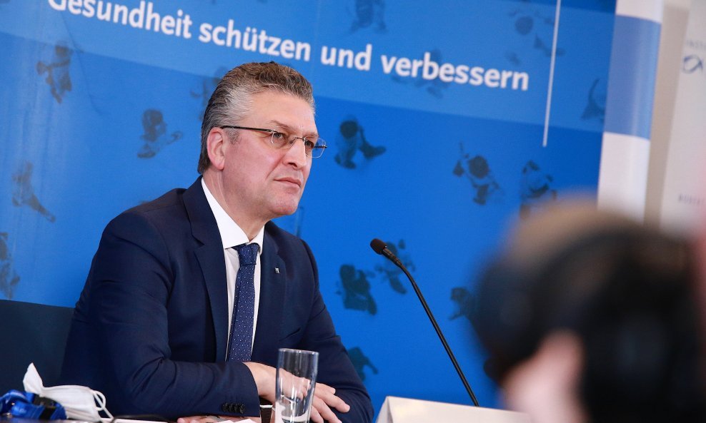 Lothar Wieler na konferenciji za novinare