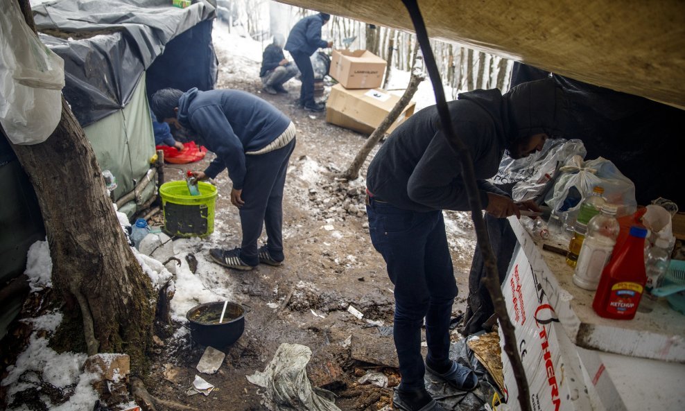 Migranti u šumi oko Velike Kladuše