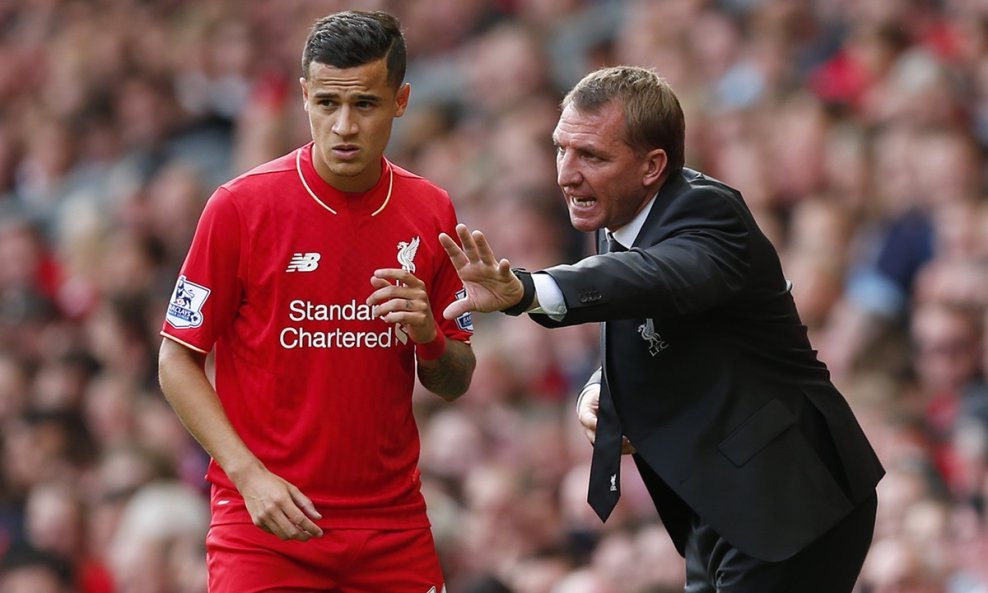 Brendan Rodgers i Philippe Coutinho
