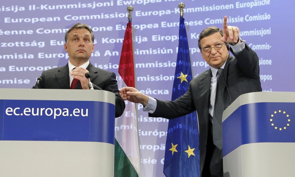 VIKTOR ORBAN I JOSE MANUEL BARROSO