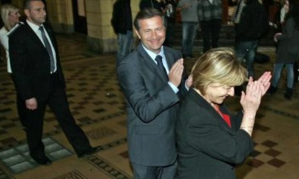 Karl Erjavec i Vesna Pusić