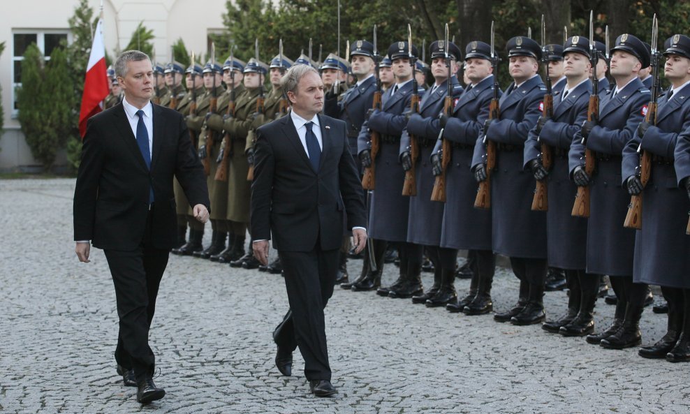 Aleš Hojs (desno) u posjetu Poljskoj