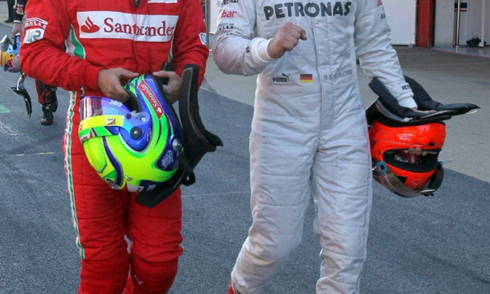 Michael Schumacher i Felipe Massa