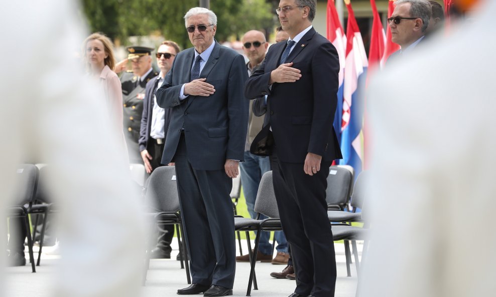 Miroslav Tuđman i Andrej Plenković