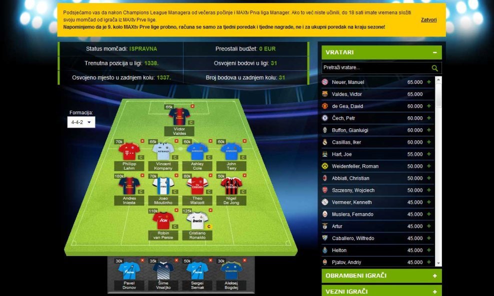 Nogometna fantasy liga 1