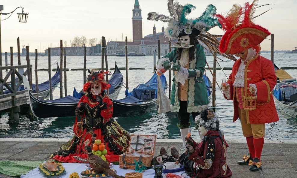 Venecija, karneval, ilustrativna fotografija