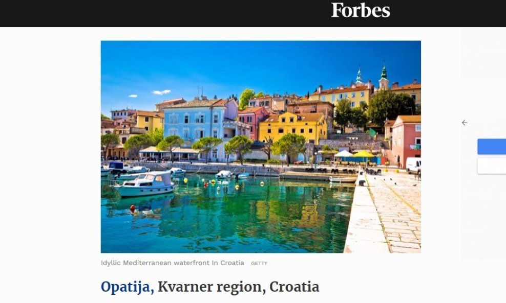 Forbes, Volosko, Opatija