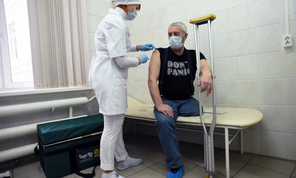 Cijepljenje beskućnika u Rusiji