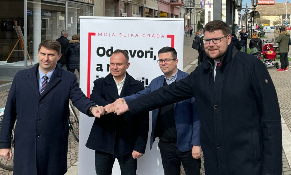 Peđa Grbin, Danko Kočiš, Denis Ambruš u Đakovu