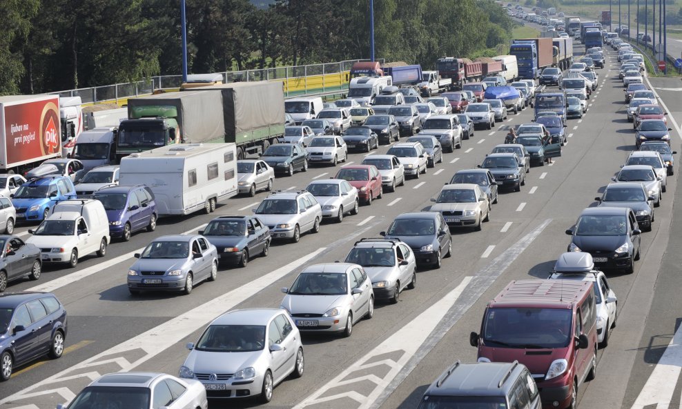 gužva kolona autocesta