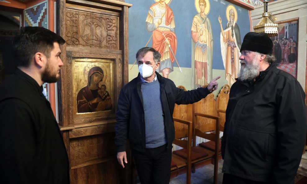 Milorad Pupovac posjetio hram svetog Spasenja u Šibeniku