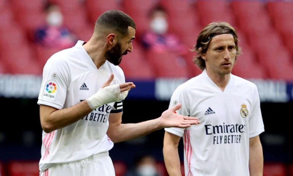 Karim Benzema i Luka Modrić