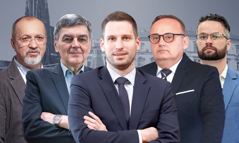 Goran Kušec, Vladimir Šišljagić, Ivan Radić, Berislav Mlinarević, Petar Kopunović Legetin