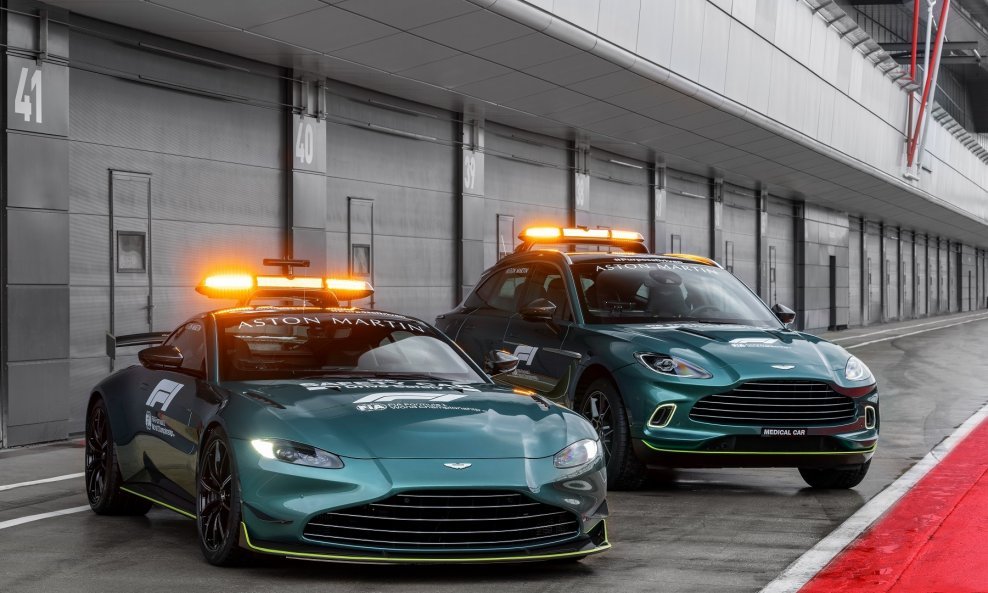 Aston Martin Vantage i DBX su službeni sigurnosni i medicinski automobili Formule 1
