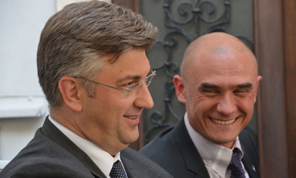 Andrej Plenković i Mirko Jurkić