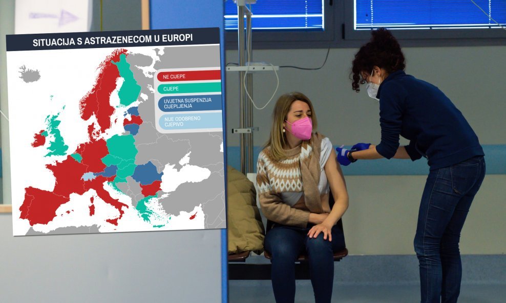 Cijepljenje AstraZenecom u Europi