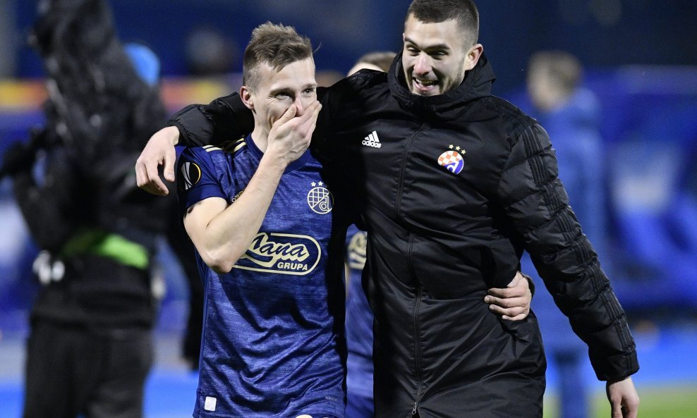 Mislav Oršić nakon pobjede Dinama nad Tottenhamom 3 : 0