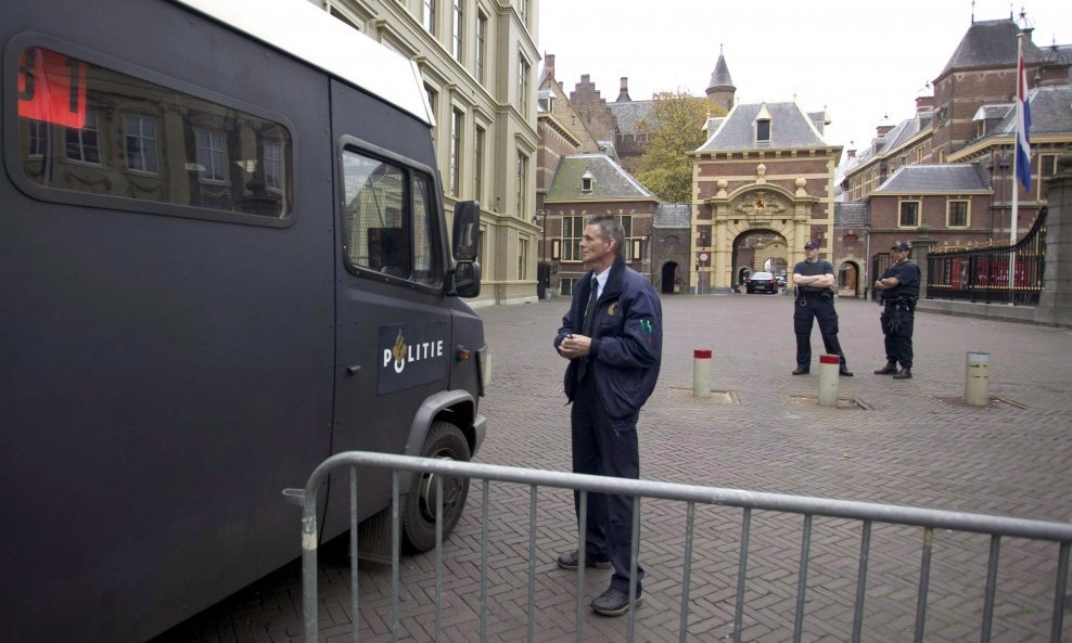 Policija kod nizozemskog parlamenta