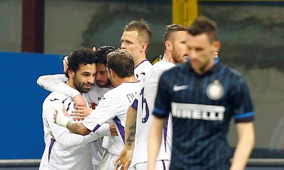Fiorentina slavi gol Salaha