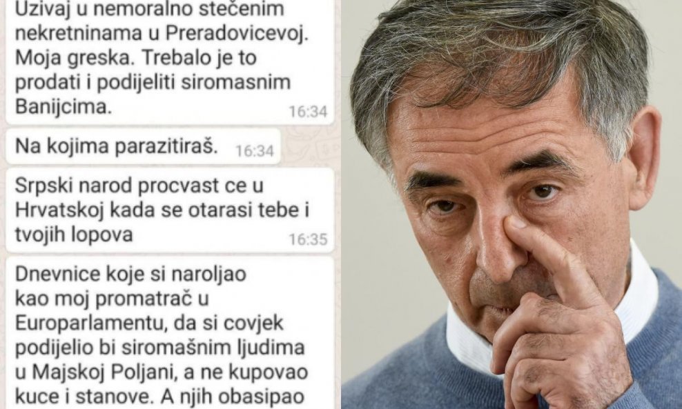 Milorad Pupovac i poruke koje mu je uputio Zoran Milanović