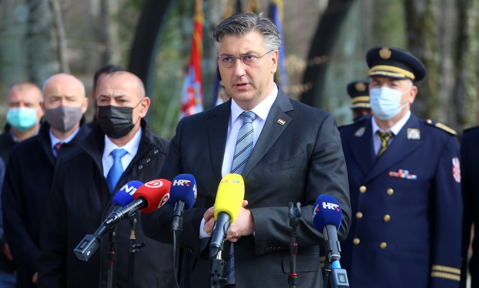 Andrej Plenković na Plitvicama