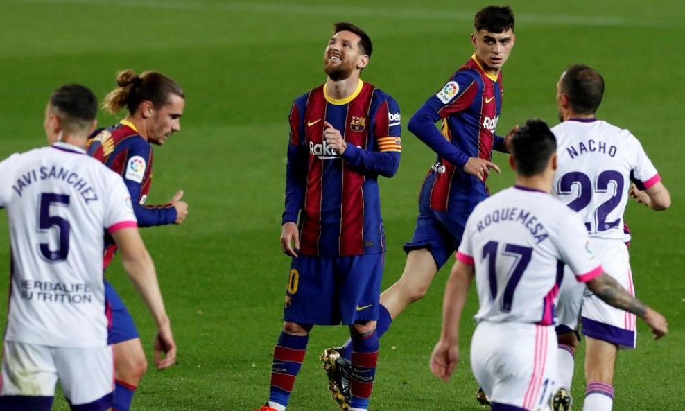 Lionel Messi na utakmici protiv Real Valladolida