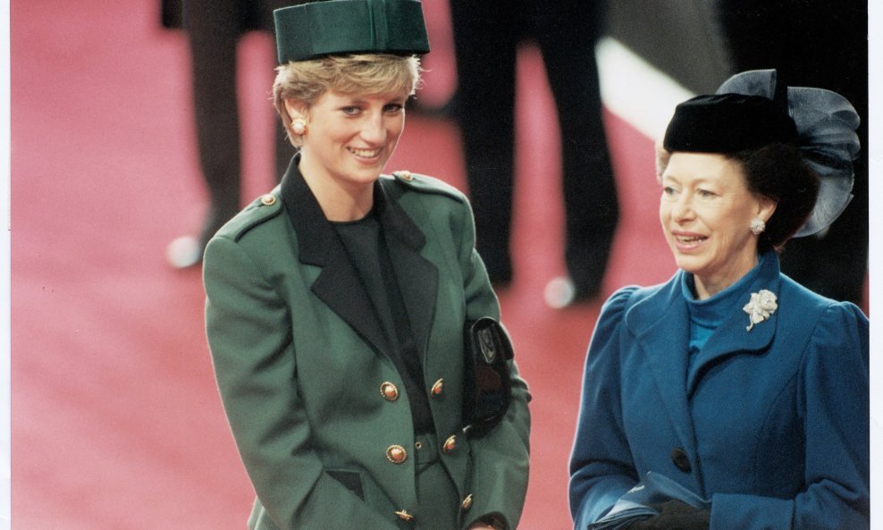 Lady Diana i princeza Margaret