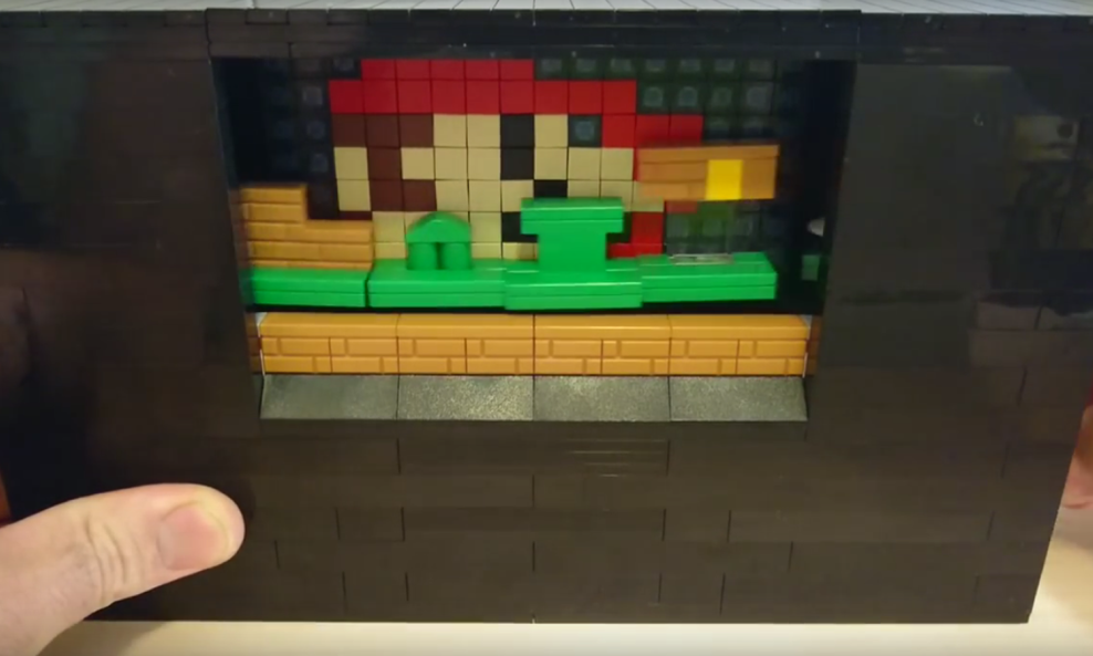 super mario diorama