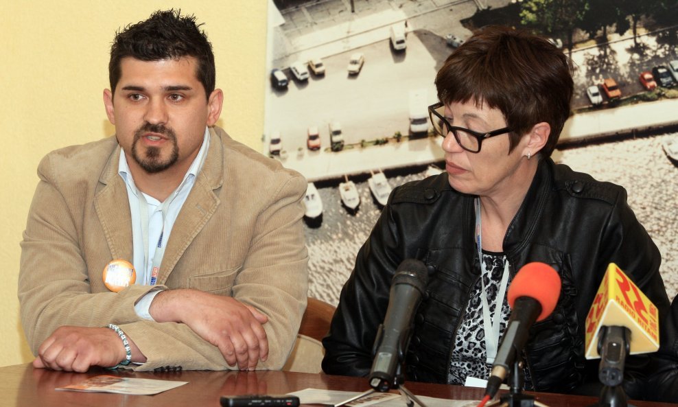 Vedran Sabljak i Nansi Tireli / Arhivska fotogafija