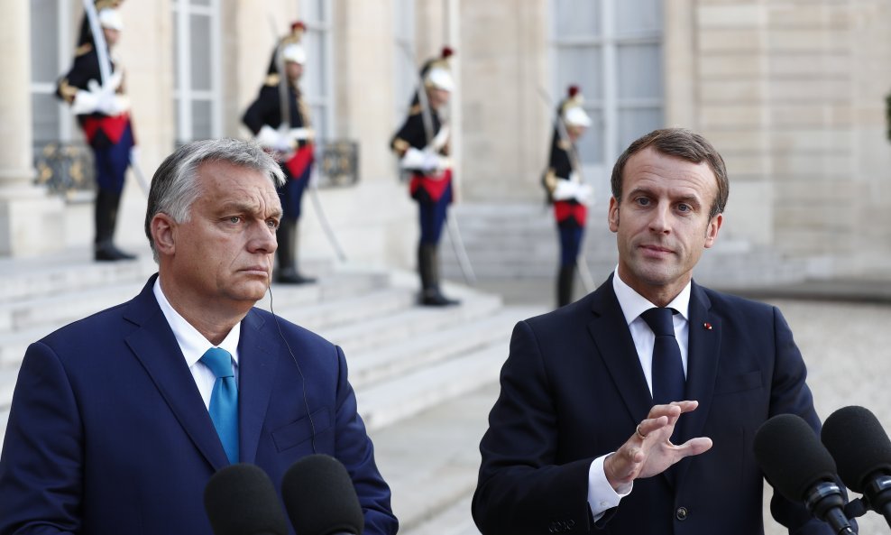 Viktor Orban, Emmanuel Macron