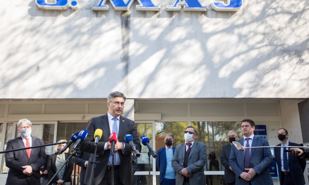 Andrej Plenković u Brodogradilištu 3. maj