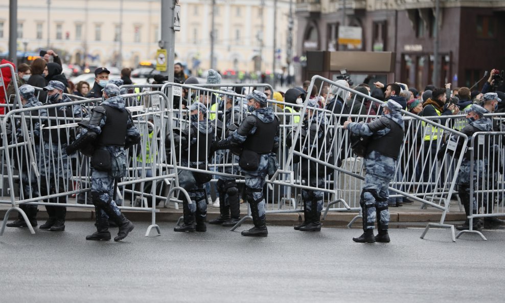 Prosvjedi u Moskvi za Alekseja Navaljnog