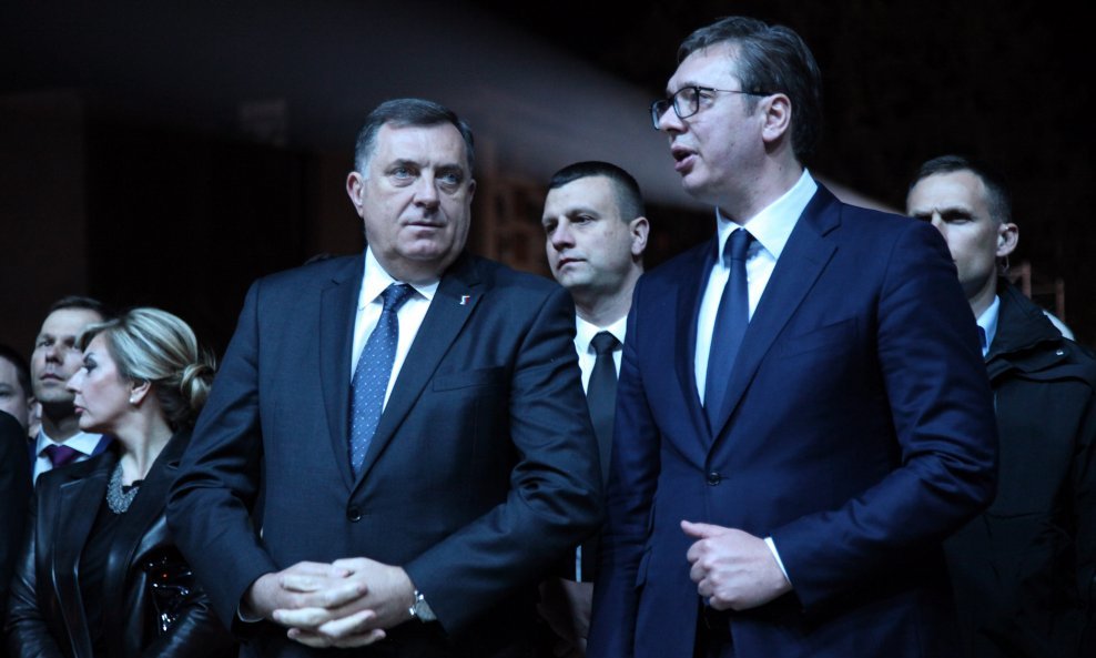 Aleksandar Vučić i Milorad Dodik