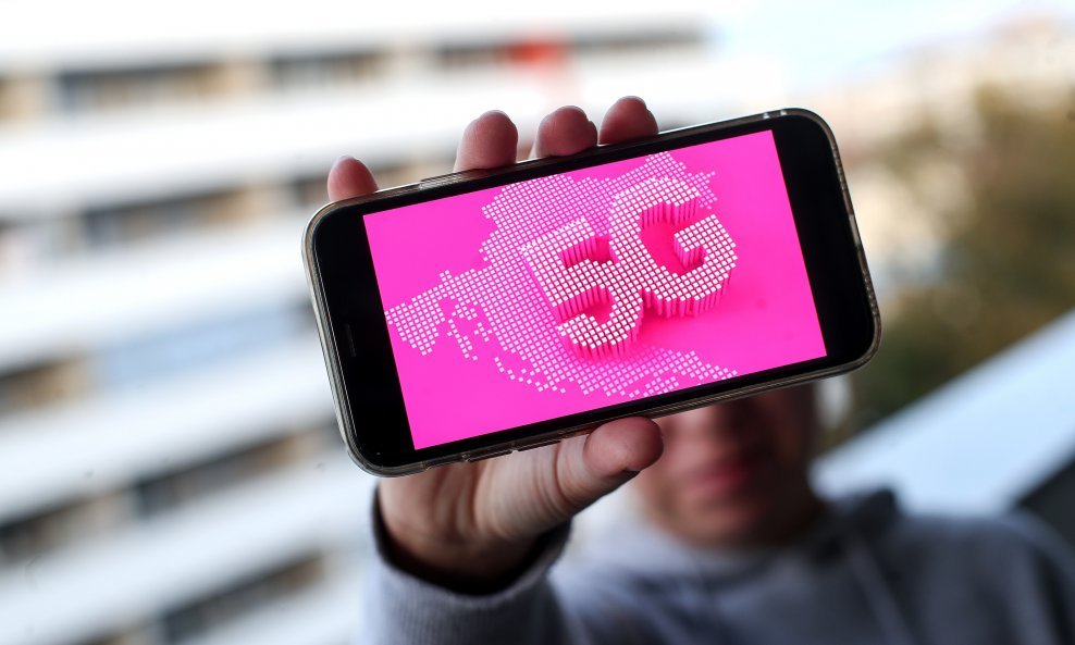 5G mreža - ilustracija