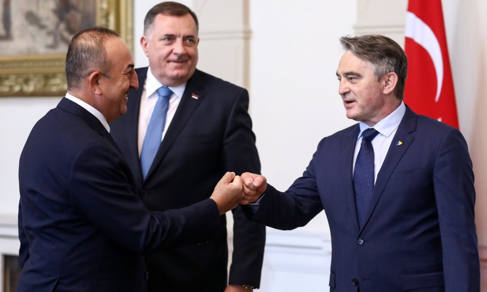 Mevlut Cavusoglu, Milorad Dodik i Željko Komšić