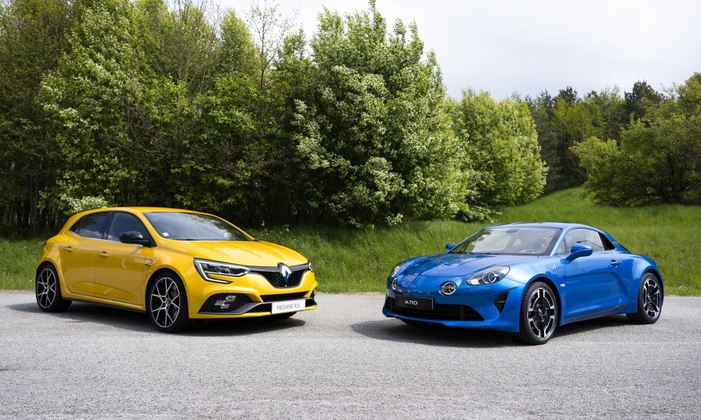 Renault Mégane R.S. i Alpine A110