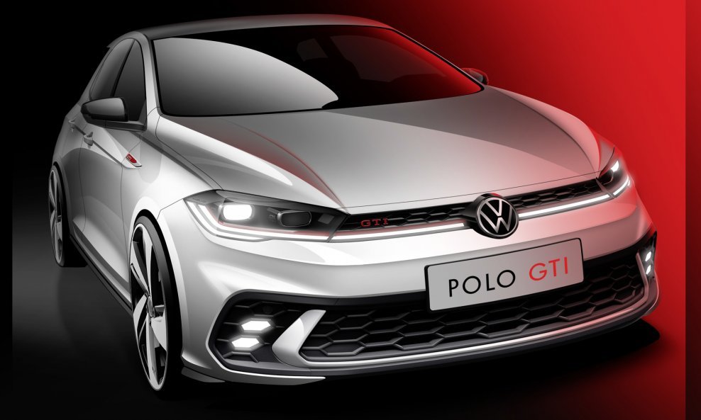 VW Polo GTI - prva najavna skica