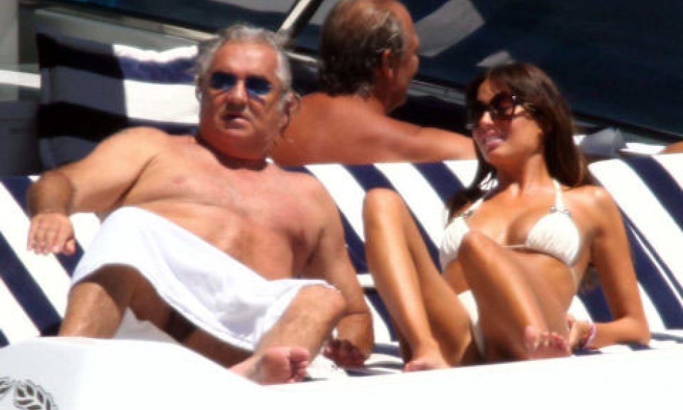 Flavio Briatore sa suprugom