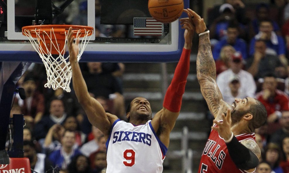 Chicago Bulls Carlos Boozer 2012 Philadelphia 76ers Andre Iguodala