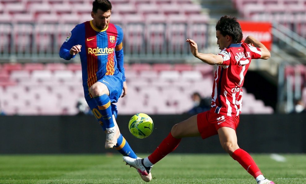 Hoće li Joao Felix (desno) zaigrati uz Lionela Messija?