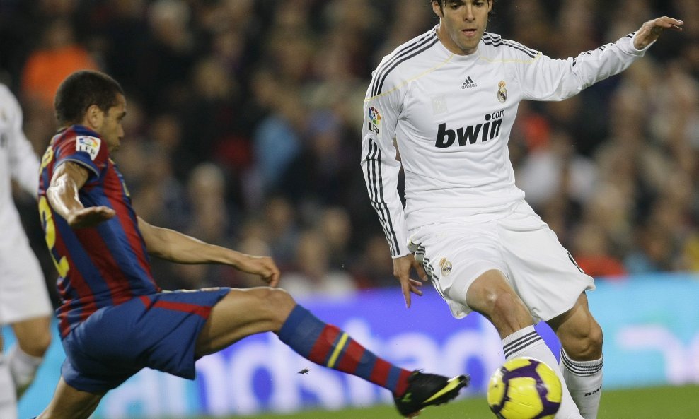 Barcelona - Real 1-0, Dani Alves i Kaka