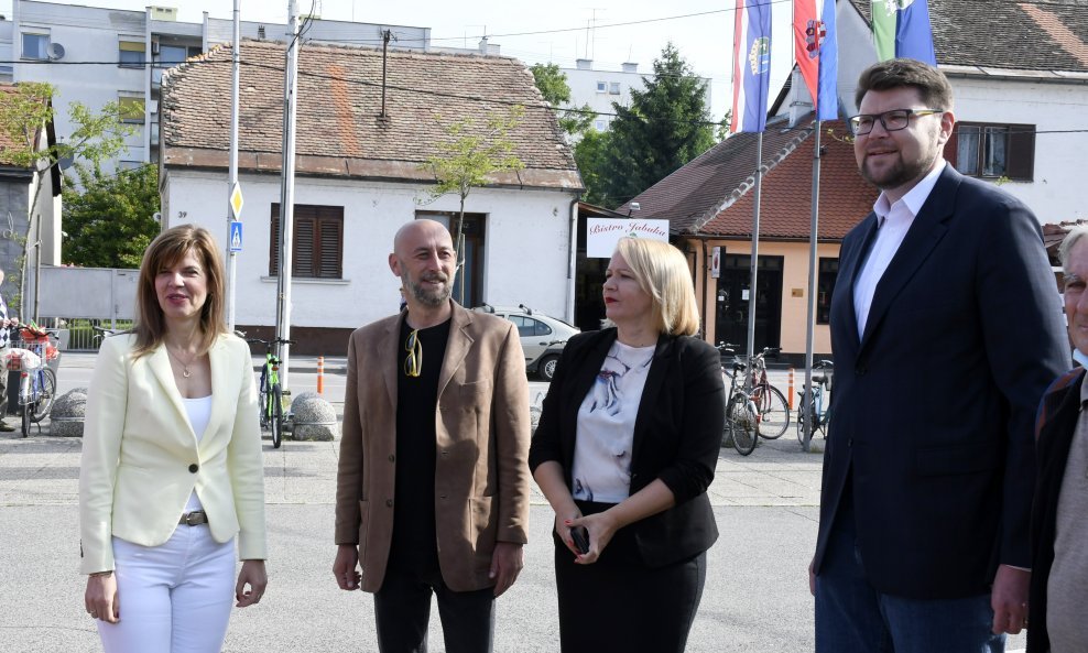 Biljana Borzan, Daniel Berdais, Kristina Ikić Baniček, Peđa Grbin