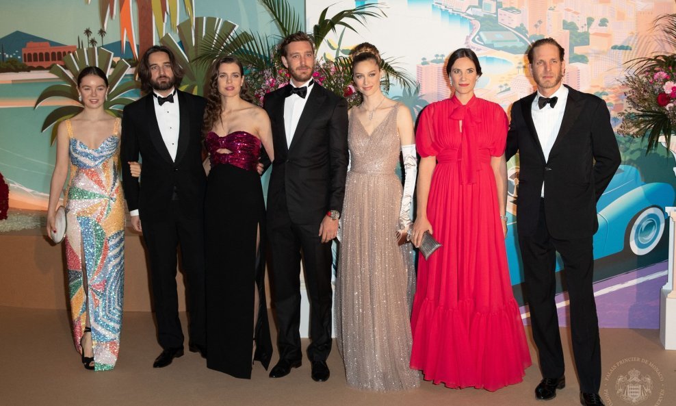 Alexandra od Hanovera, Dimitri Rassam, Charlotte Casiraghi, Pierre Casiraghi, Beatrice Casiraghi, Tatiana Casiraghi i Andrea Casiraghi