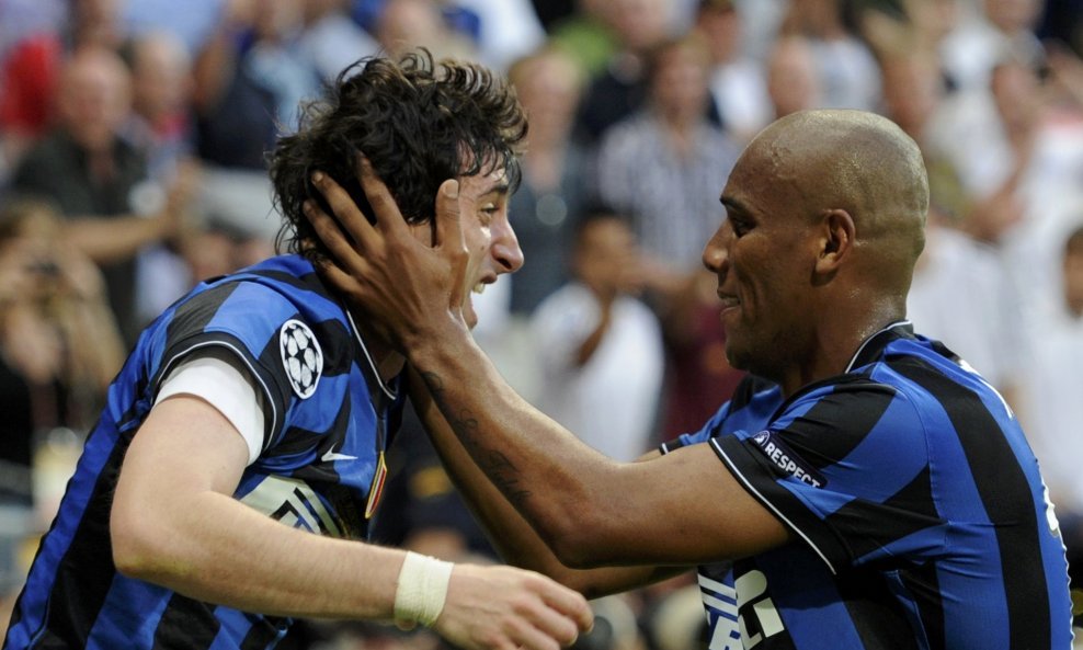 Bayern - Inter, Milito i Maicon