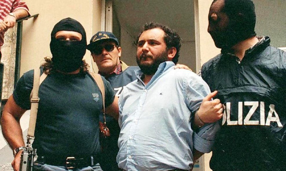 Giovanni Brusca prilikom uhićenja 1996.