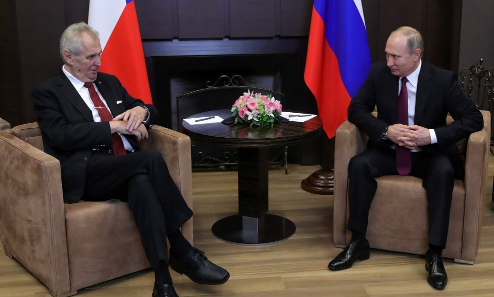 Češkog predsjednika Zemana smatra se jednim od najviše Rusiji naklonjenih europskih predsjednika