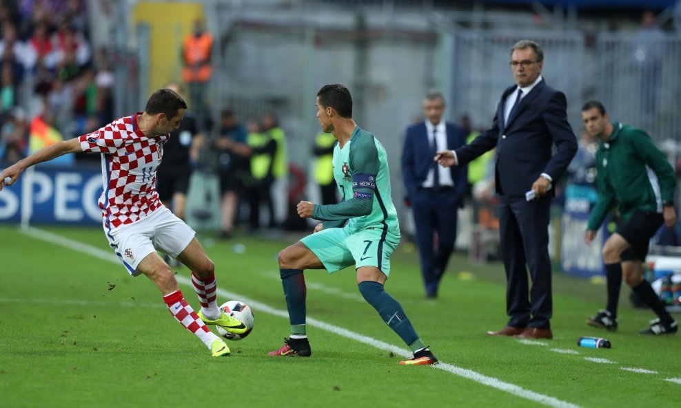 Darijo Srna i Cristiano Ronaldo