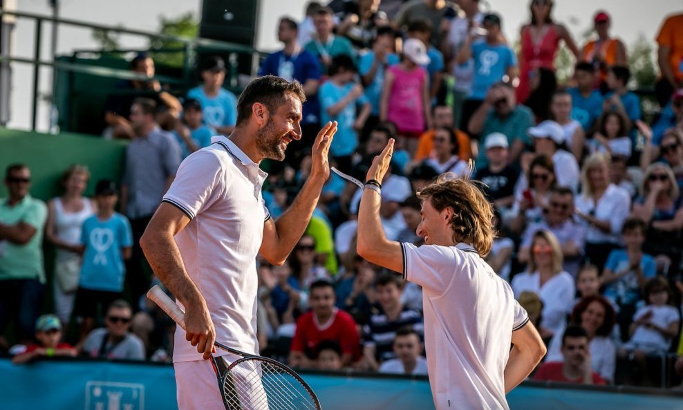 Luka Modrić i Marin Čilić