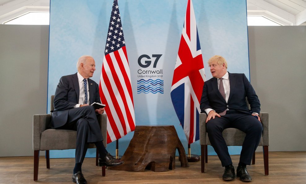 Boris Johnson i Joe Biden